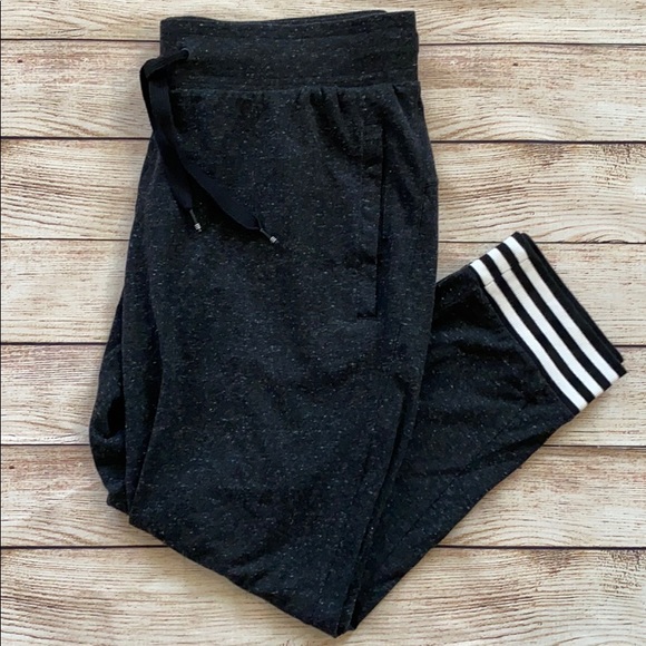 cropped adidas joggers